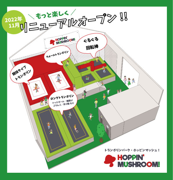 大改装のお知らせ